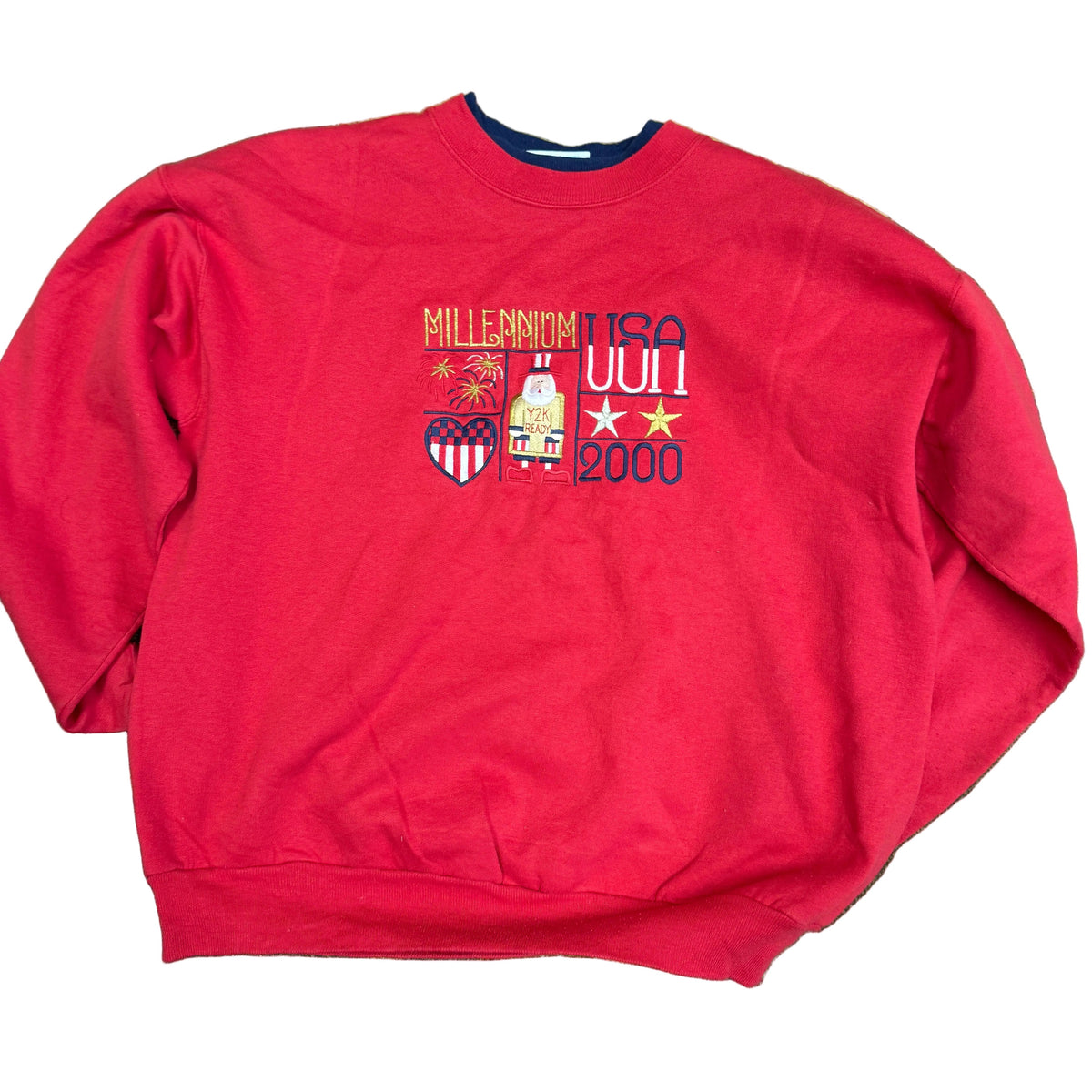 Vintage Millennium Jahreswechsel 2000er Pullover