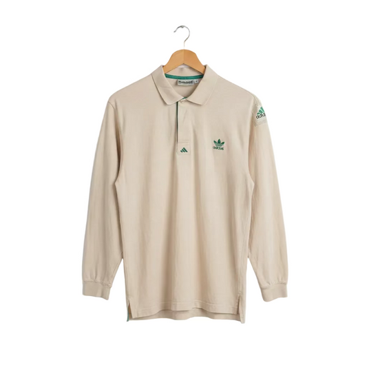 90er Adidas Equipment Langarm-Poloshirt