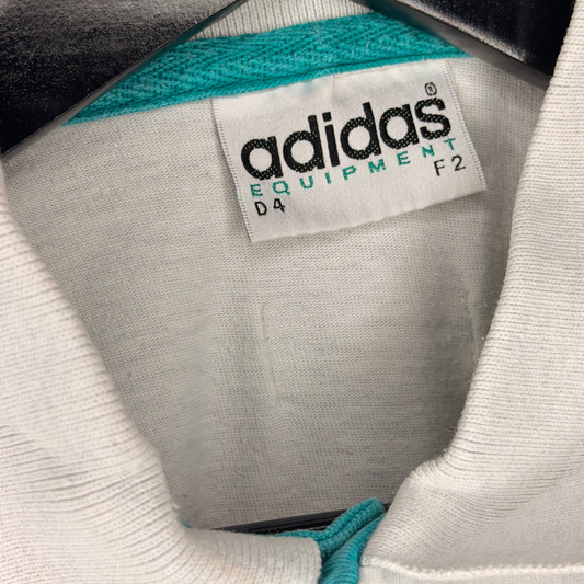 90er Adidas Equipment Langarm-Poloshirt