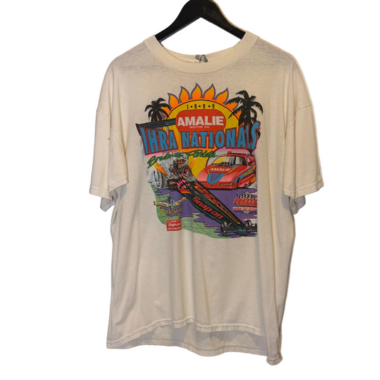 Vintage NHRA Drag Racing T-Shirt – Holley Spring Nationals 1999 – Rockingham – Double-Sided Print