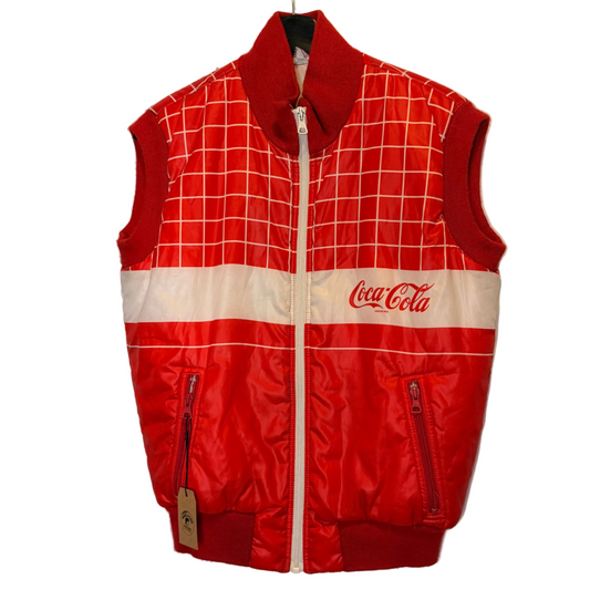 Vintage Coca-Cola Steppweste – Rot | 90s Promo